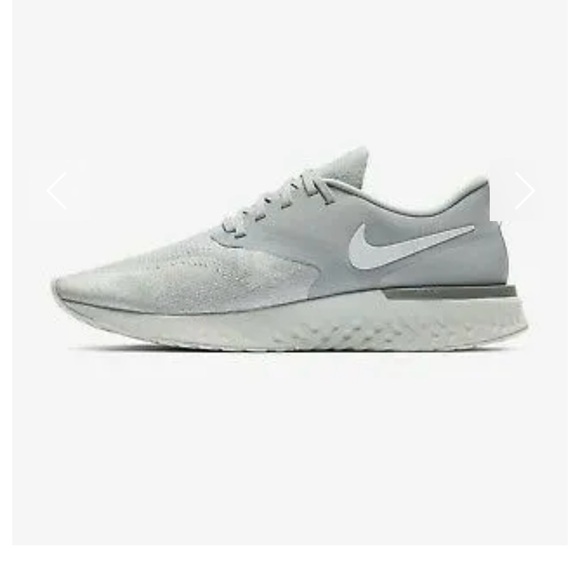 Nike Odyssey React Flyknit 2 Men’s Running Sneaker Gray Size 9.5 EUC - Picture 1 of 15